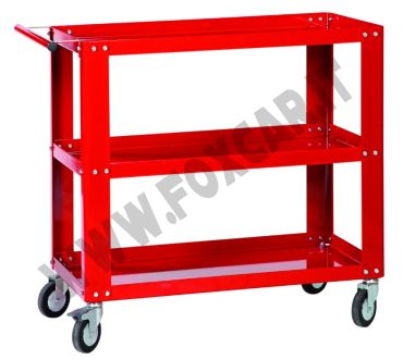 Carrello porta utensili 820x425x827 mm di colore rosso