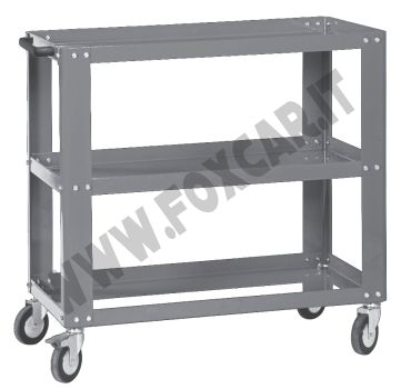 Carrello porta utensili 820x425x827 mm di colore grigio