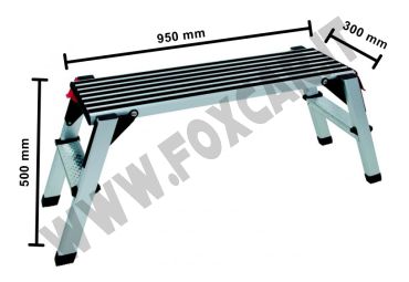 Piattaforma pieghevole in alluminio