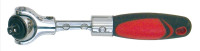 Cricchetto porta bussole con attacco maschio da 1/4" testa snodata